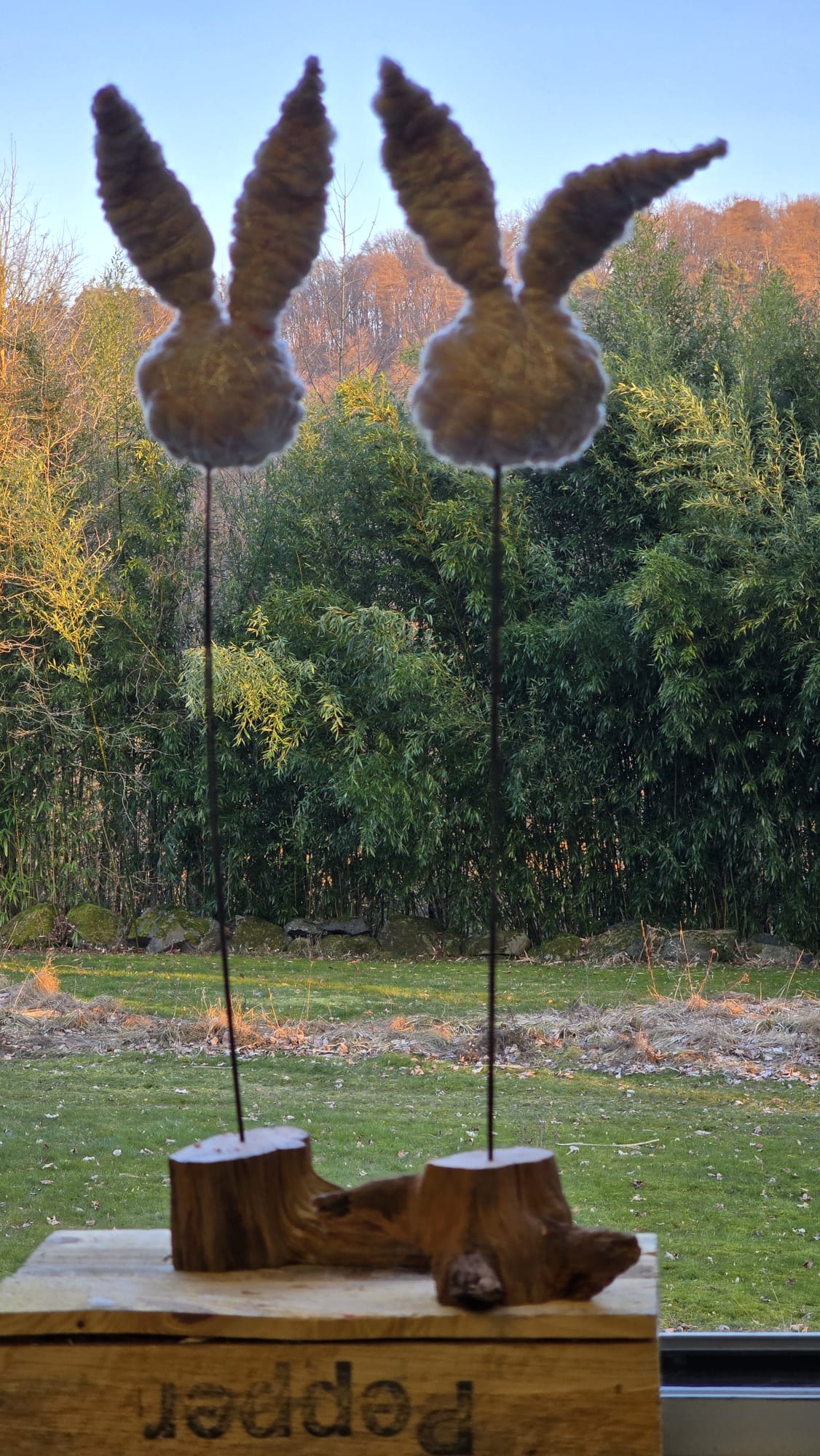 Häschen aus Lunte versch. Farben – Bild 2